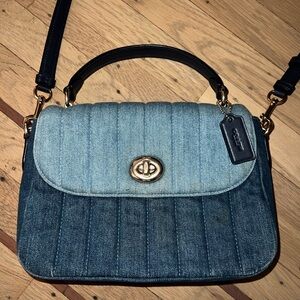 Coach Crossbody Denim Bag